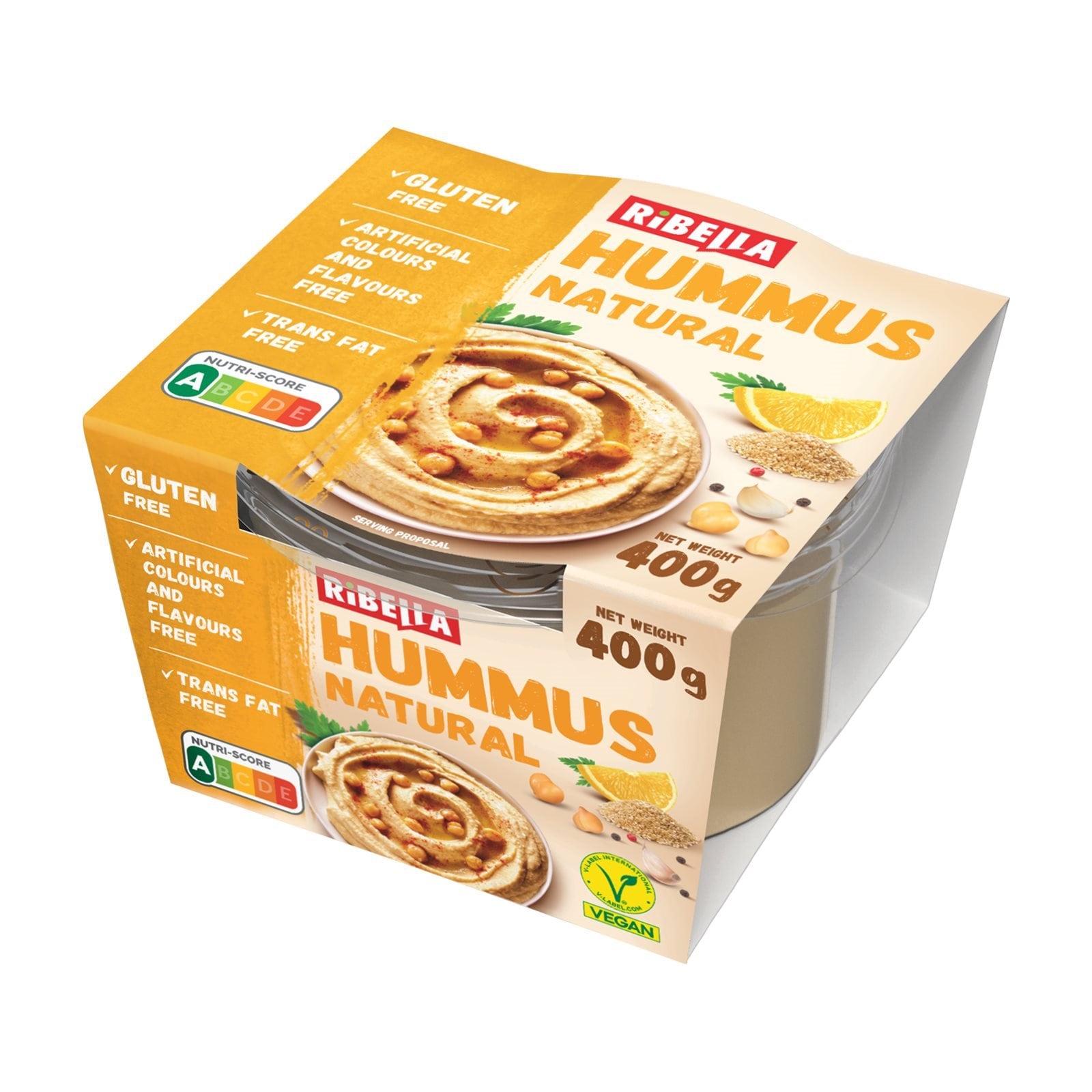 Χούμους Ribella Natural Vegan Χωρίς Γλουτένη 400g