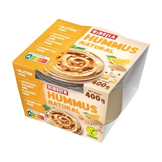 - | Χούμους Ribella Natural Vegan Χωρίς Γλουτένη 400g