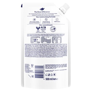 DOVE | Υγρό Κρεμοσάπουνο Fine Silk Ανταλλακτικό 500ml