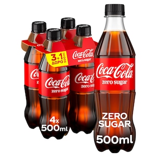 COCA COLA | .  4x500ml 3+1 free