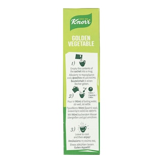 KNORR | Σούπα Λαχανικών Quick Soup με Κρουτόν 3x16g