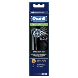 ORAL B | Ανταλλακτικές Κεφαλές Cross Action Black Edition 4 Τεμάχια