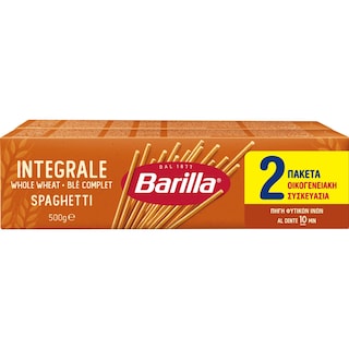 BARILLA | Μακαρόνια Σπαγγέτι Νο5 Ολικής Άλεσης 2x500g