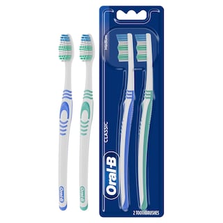 ORAL B | Οδοντόβουρτσα Classic 40mm Μέτρια 2 Τεμάχια
