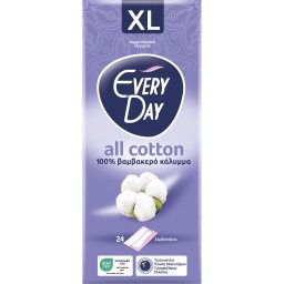 EVERY DAY | Panty Liners XL All Cotton 24 Pieces