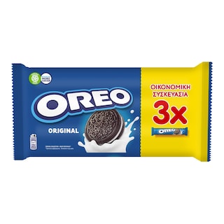 OREO | Μπισκότα Γεμιστά Βανίλια 3x154g