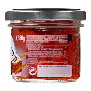 - | Χαβιάρι Κόκκινο Masago Red 80g