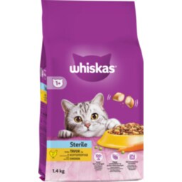 WHISKAS | DRY FOOD CHICKEN FOR STERILE CAT 1400 GR