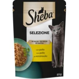 SHEBA | Γατοτροφή Selezione Κοτόπουλο σε Σάλτσα 85g