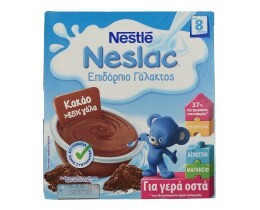 NESLAC | ΕΠΙΔΟΡΠΙΟ ΓΑΛΑΚΤΟΣ ΚΑΚΑΟ ΒΑΖΑΚΙ 4 Χ 100 GR