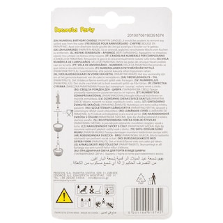 DECORATA | Κερί Γενεθλίων Νο3 1 Τεμάχιο