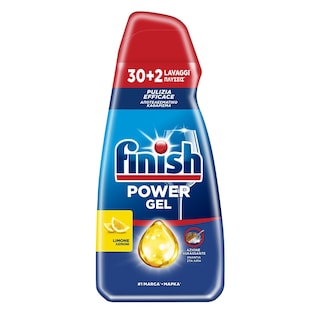 FINISH | Απορρυπαντικό Πλυντηρίου Πιάτων All in 1 Max Power Gel Lemon 600ml