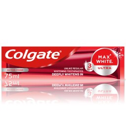 COLGATE | MAX WHITE | Toothpaste Max White Ultra Active Foam 75ml