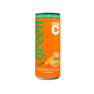 GREEN | ORANGE CAN  330ML