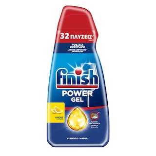 FINISH | Υγρό Πλυντηρίου Πιάτων Power Gel Λεμόνι 600ml