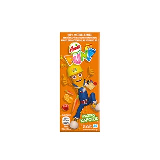 AMITA | FUN | Φυσικός Χυμός Κοκτέιλ Καρότο 250ml