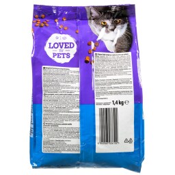 LOVED BY PETS | Γατοτροφή Σολομός 1.4kg