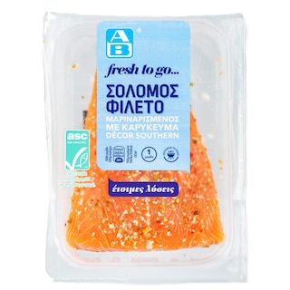 ΑΒ FRESH TO GO | Σολομός Φιλέτο με Καρύκευμα Decor 250g