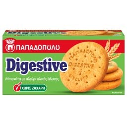 ΠΑΠΑΔΟΠΟΥΛΟΥ | DIGESTIVE | Μπισκότα Χωρίς Ζάχαρη 250g