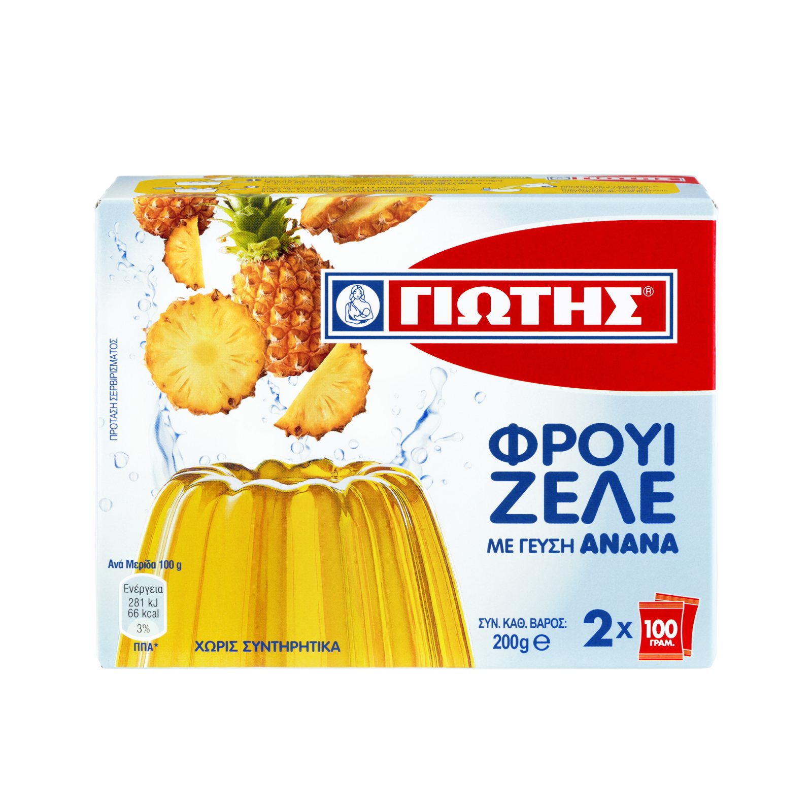 ΓΙΩΤΗΣ Ζελέ Ανανάς 2x100g