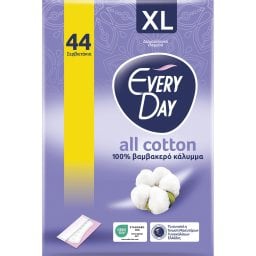 EVERY DAY | Σερβιετάκια All Cotton Extra Long 44 Τεμάχια