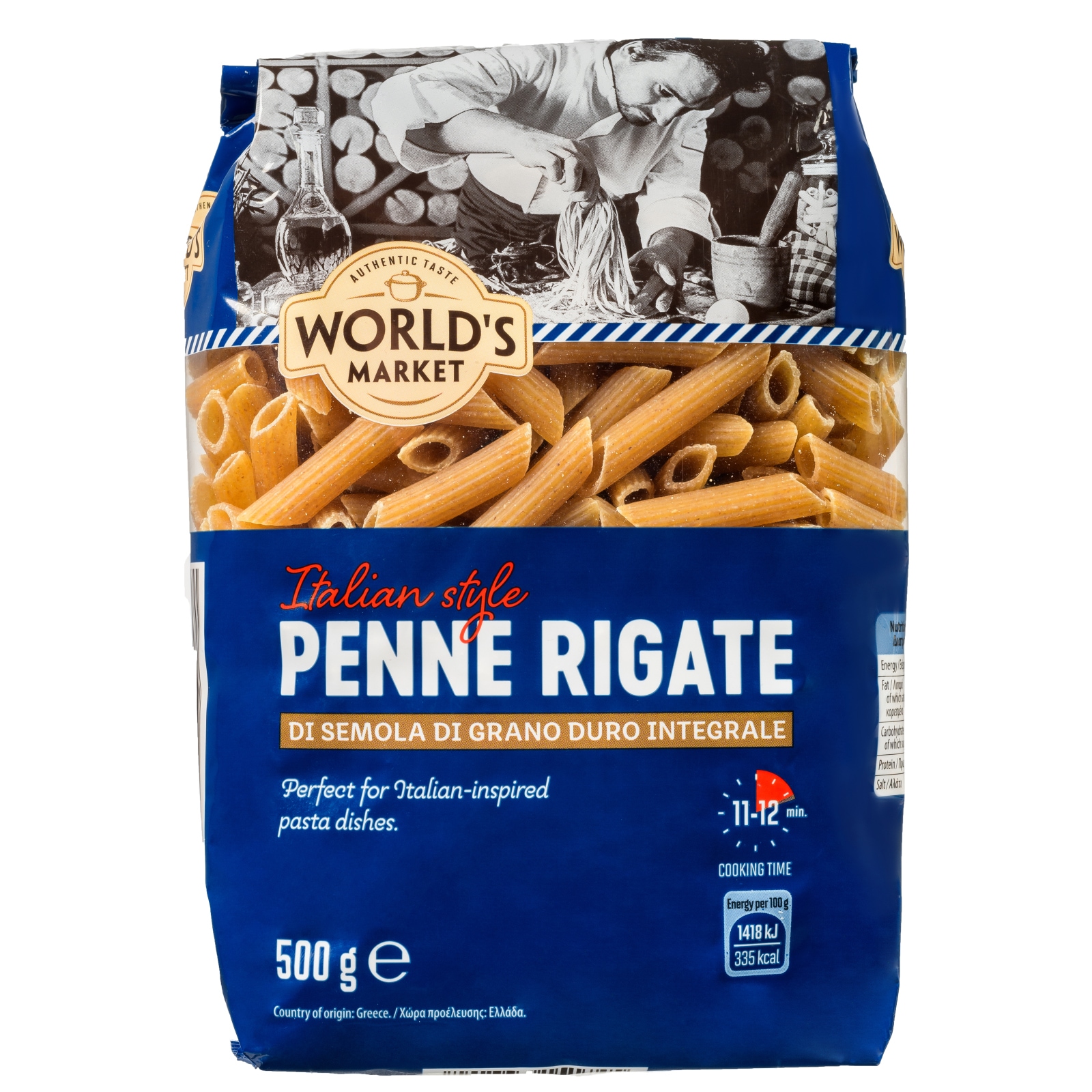 Πέννες Ριγέ Ολικής Άλεσης 500g