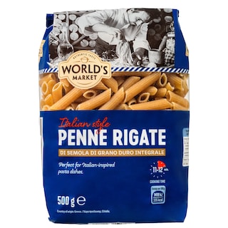 WORLD'S MARKET | Πέννες Ριγέ Ολικής Άλεσης 500g