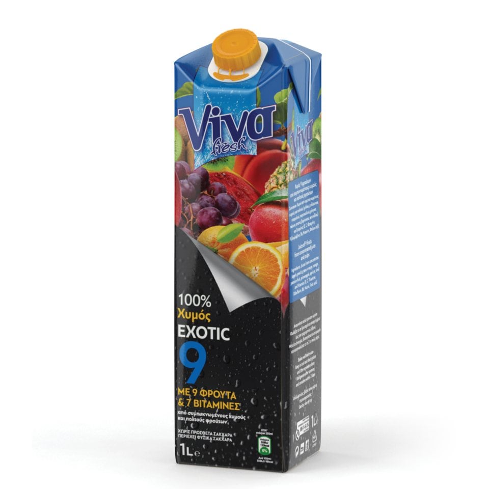 VIVA FRESH Χυμός Exotic 9 Φρούτα 1lt