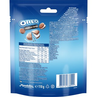 OREO | Μπισκότα Γεμιστά Crunchy Bites Dipped Βανίλια 110g