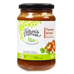 NATURES PROMISE BIO | Σάλτσα Bio με Τομάτα και Βασιλικό 340g