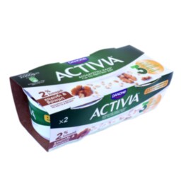 ACTIVIA | Επιδόρπιο Γιαουρτιού Καρύδι Βρώμη 2x200g