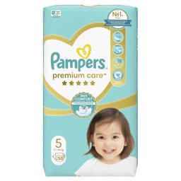 PAMPERS | Πάνες Μωρού Premium Care Νο5 58 Τεμάχια