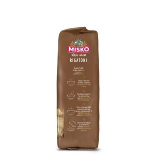 MISKO | Μακαρόνι Ριγκατόνι Ολικής Άλεσης 500g