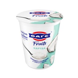 ΦΑΓΕ | Επιδόρπιο Στραγγιστού Γιαουρτιού Fruits Καρύδα 380g