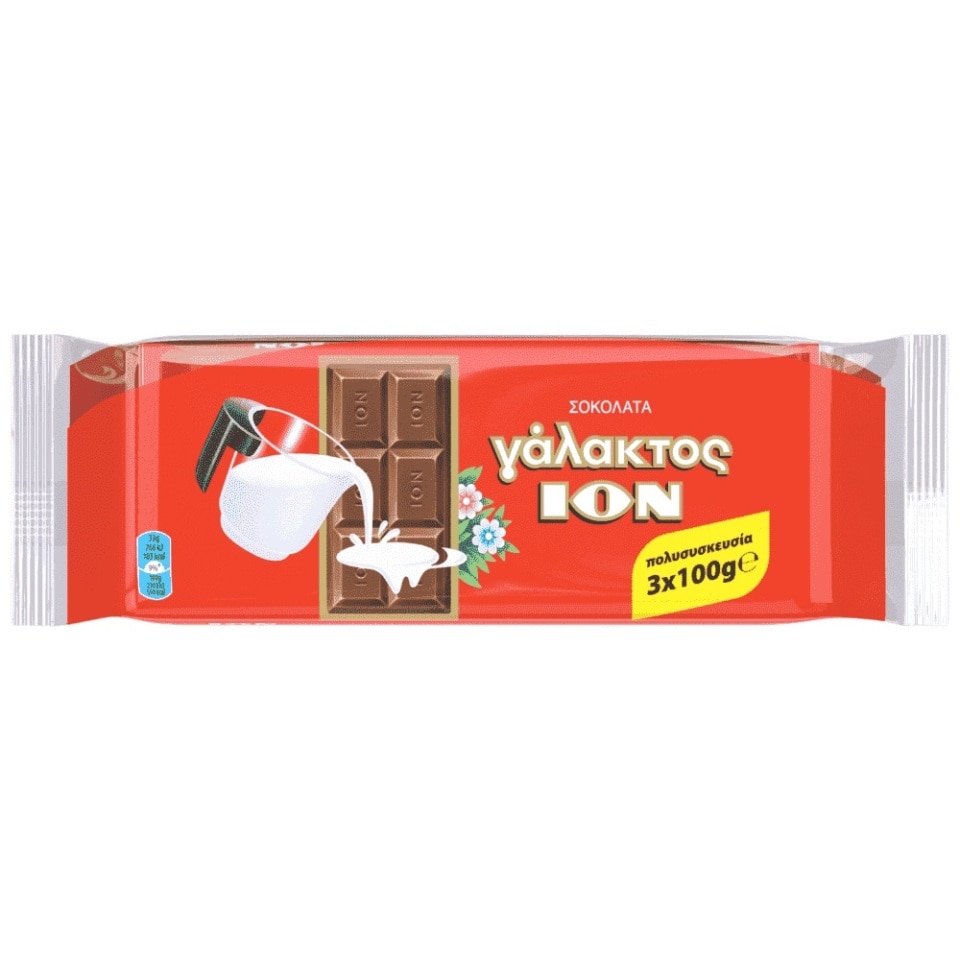 Σοκολάτα Γάλακτος 3x100g