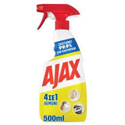 AJAX | Spray Καθαρισμού 4σε1 Λεμόνι Αντλία 500ml