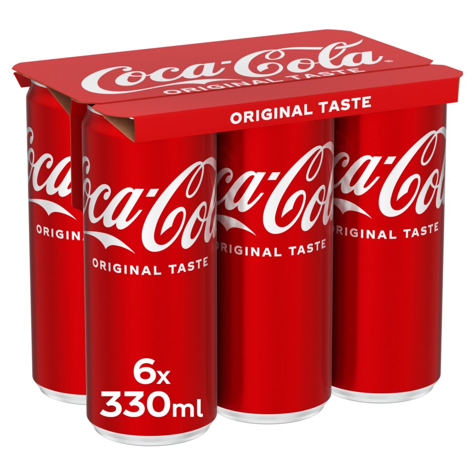 COCA COLA Αναψυκτικό Cola Κουτί 6x330ml