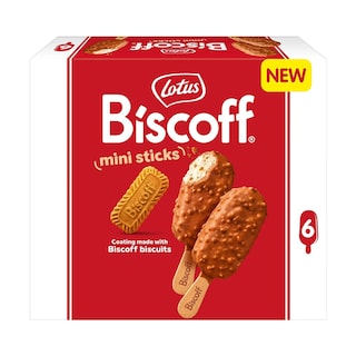LOTUS | Παγωτό Ξυλάκι Biscoff Mini Sticks 6x36.5g