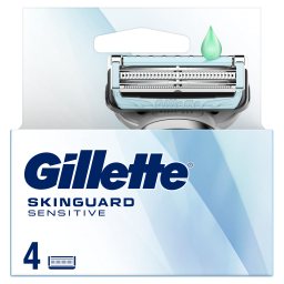 GILLETTE | SkinGuard Sensitive Replacement Shaving Heads 4 Pieces