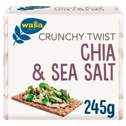 Φρυγανιές Crunchy Twist Chia & Sea Salt 245g