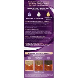 PALETTE | Βαφή Μαλλιών Color Creme 7.77 Ξανθό Έντονο Χάλκινο 1 Τεμάχιο