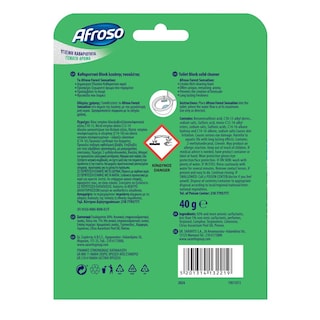 AFROSO | Καθαριστικό Block Τουαλέτας Forest Sensation 40g