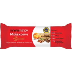 ΜΕΛΕΚΟΥΝΙ | Honey Bar Almond & Orange 40g