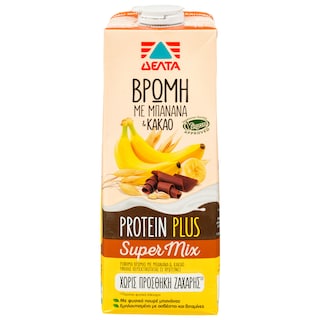 ΔΕΛΤΑ | Ρόφημα Βρώμης Protein Plus Μπανάνα Κακάο 1lt