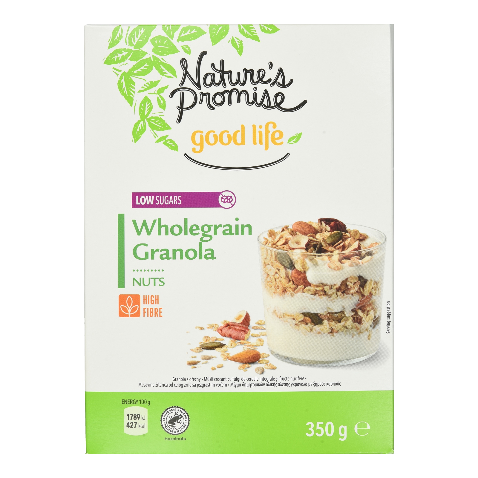 Δημητριακά Granola Ολικής με Ξηρούς Καρπούς 350g