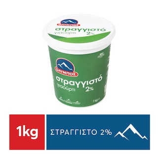 ΟΛΥΜΠΟΣ Γιαούρτι Στραγγιστό 2% 1kg