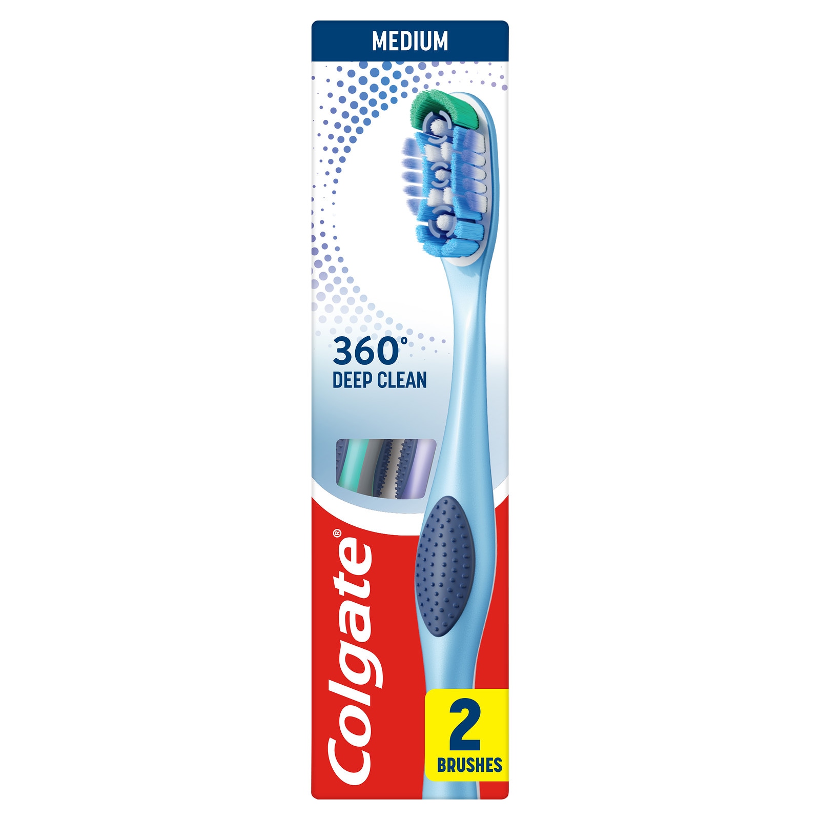 Οδοντόβουρτσα 360 Medium 2 Τεμάχια