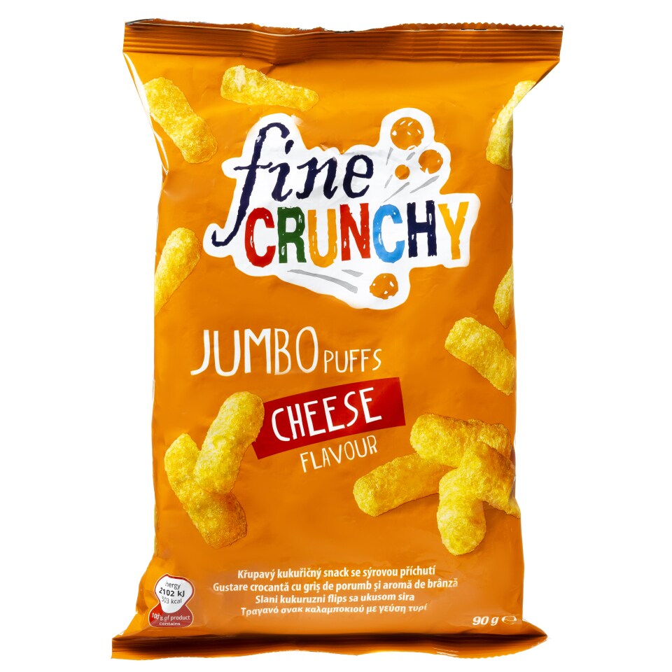 FINE CRUNCH Τυρογαριδάκια Jumbo 90g