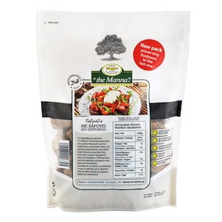 ΜΑΝΝΑ | Παξιμάδια με Χαρούπι από Πετρόμυλο 270g Έκπτωση 0.40Ε