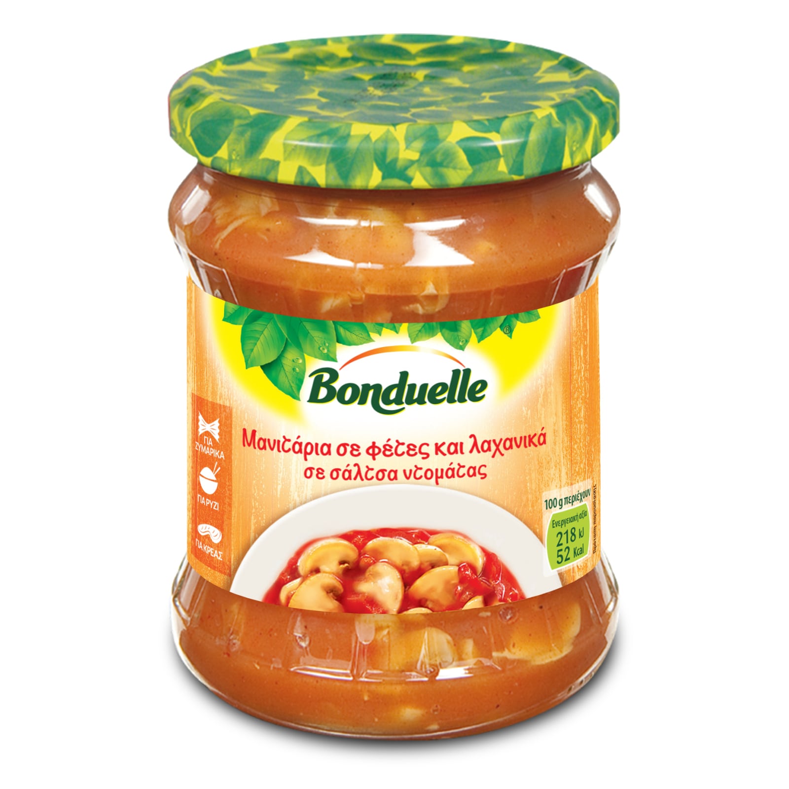BONDUELLE Σάλτσα Τομάτας Μανιτάρια και Λαχανικά 450g